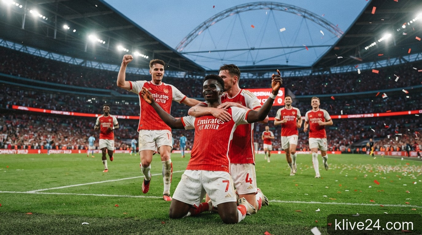 Arsenal thị uy sức mạnh trước thềm Premier League: Chiến thắng 3-0 trước Man City tại Community Shield